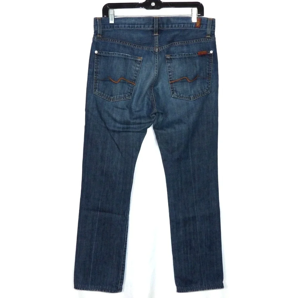 7 For All Mankind Standard Fit 100% Cotton Button Fly Denim Jeans Men's 32 X 30